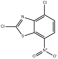 2,4-DICHLORO-7-NITROBENZOTHIAZOLE 结构式