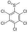 pentachlorophenylmethyl sulfoxide 结构式