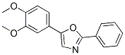 5-(3,4-dimethoxyphenyl)-2-phenyl-1,3-oxazole 结构式