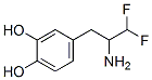 1,2-Benzenediol, 4-(2-amino-3,3-difluoropropyl)- (9CI) 结构式