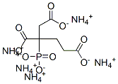 2-phosphonobutane-1,2,4-tricarboxylic acid, ammonium salt 结构式