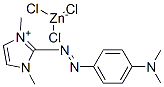 2-[[4-(dimethylamino)phenyl]azo]-1,3-dimethyl-1H-imidazolium trichlorozincate(1-) 结构式