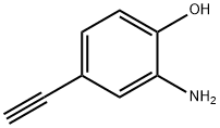 2-氨基-4-乙炔基苯酚 结构式