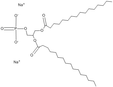 DL-B,G-DIPALMITOYL-A-PHOSPHATIDIC ACID · DISODIUM SALT 结构式