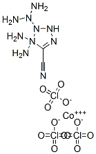 2-(5-CYANOTETRAZOLE)PENTAMMINECOBALT(III) PERCHLORATE 结构式