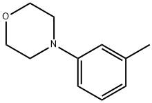 4-(间甲苯基)吗啉 结构式