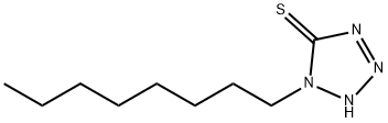 1-OCTYL-5-MERCAPTO-1H-TETRAZOLE 结构式