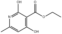 2,4-二羟基-6-甲基烟酸乙酯 结构式