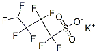 potassium 1,1,2,2,3,3,4,4-octafluorobutane-1-sulphonate 结构式