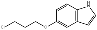 5-(3-CHLORO-PROPOXY)-1H-INDOLE 结构式