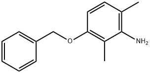 2,6-diMethyl-3-(phenylMethoxy)-benzenaMine 结构式