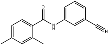 Benzamide, N-(3-cyanophenyl)-2,4-dimethyl- (9CI) 结构式