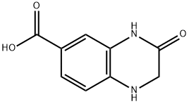 3-氧代-1,2,3,4-四氢喹喔啉-6-羧酸 结构式