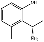 2-[(1S)-1-氨乙基]-3-甲基-苯酚 结构式