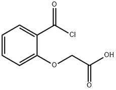 Acetic acid, [2-(chlorocarbonyl)phenoxy]- (9CI) 结构式