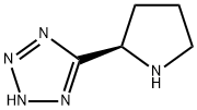 (R)-5-(吡咯烷-2-YL)-1H-四氮唑 结构式