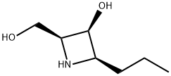 2-Azetidinemethanol, 3-hydroxy-4-propyl-, (2S,3S,4R)- (9CI) 结构式