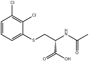 N-acetyl-S-(2,3-dichlorophenyl)cysteine 结构式