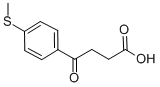 4-[4-(甲基硫烷基)苯基]-4-氧代丁酸 结构式