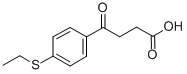 4-(4-ETHYLTHIOPHENYL)-4-OXOBUTYRIC ACID 结构式