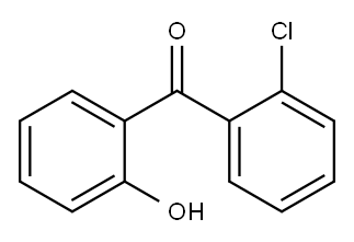 (2-CHLOROPHENYL)(2-HYDROXYPHENYL)METHANONE 结构式