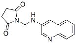 Succinimide, N-(3-quinolylaminomethyl)-, 结构式