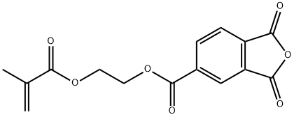 4-甲基丙烯酰氧基偏苯三酸酐 结构式