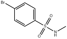 N-甲基-4-溴苯磺酰胺 结构式