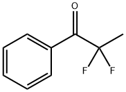 2,2-二氟-1-苯丙-1-酮 结构式