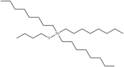 (Butylthio)trioctylstannane 结构式