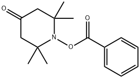 1-Benzoyloxy-2,2,6,6-tetramethyl-4-oxopiperidine 结构式