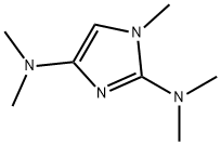1-METHYL-2,4-BIS(DIMETHYLAMINO)-IMIDAZOLE 结构式