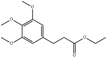 3-(3,4,5-三甲氧基苯基)丙酸乙酯 结构式