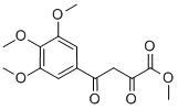 2,4-DIOXO-4-(3,4,5-TRIMETHOXY-PHENYL)-BUTYRIC ACID METHYL ESTER 结构式