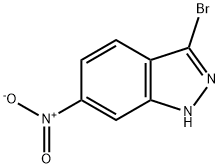 3-溴-6-硝基吲唑 结构式