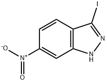 3-碘-6-硝基吲唑 结构式