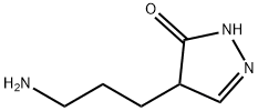 4-(3-氨基丙基)-2,4-二氢-3H-吡唑-3-酮 结构式