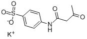 4-(N-乙酰乙酰胺基)苯磺酸钾 结构式
