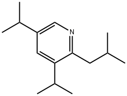 2-ISOBUTYL-3,5-DI-ISOPROPYLPYRIDINE 结构式