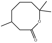 4,8,8-Trimethyloxocan-2-one 结构式