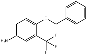 4-(苄氧基)-3-(三氟甲基)苯胺 结构式