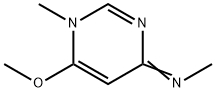 Methanamine, N-(6-methoxy-1-methyl-4(1H)-pyrimidinylidene)- (9CI) 结构式
