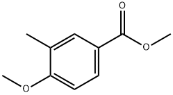 3-甲基-4-甲氧基苯甲酸甲酯 结构式