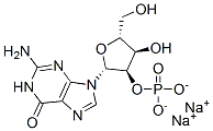2'-Guanylic acid, disodium salt 结构式