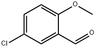 5-氯-2-甲氧基苯甲醛 结构式