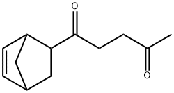 1-bicyclo[2.2.1]hept-5-en-2-ylpentane-1,4-dione  结构式