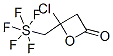 [(2-Chloro-4-oxooxetan-2-yl)methyl]pentafluorosulfur(VI) 结构式