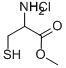 D-半胱氨酸甲酯盐酸盐 结构式