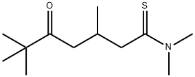 Heptanethioamide,  N,N,3,6,6-pentamethyl-5-oxo- 结构式