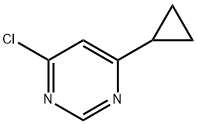 4-chloro-6-cyclopropylpyrimidine(SALTDATA: FREE) 结构式